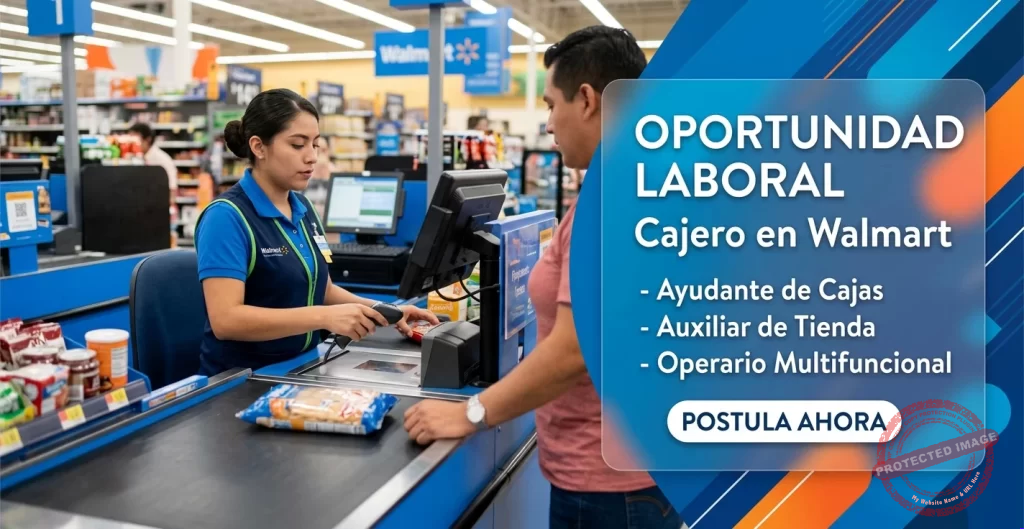 Cajero en Walmart